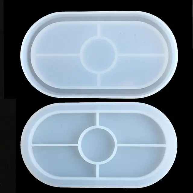 Designer Epoxy large oval resin tray mold