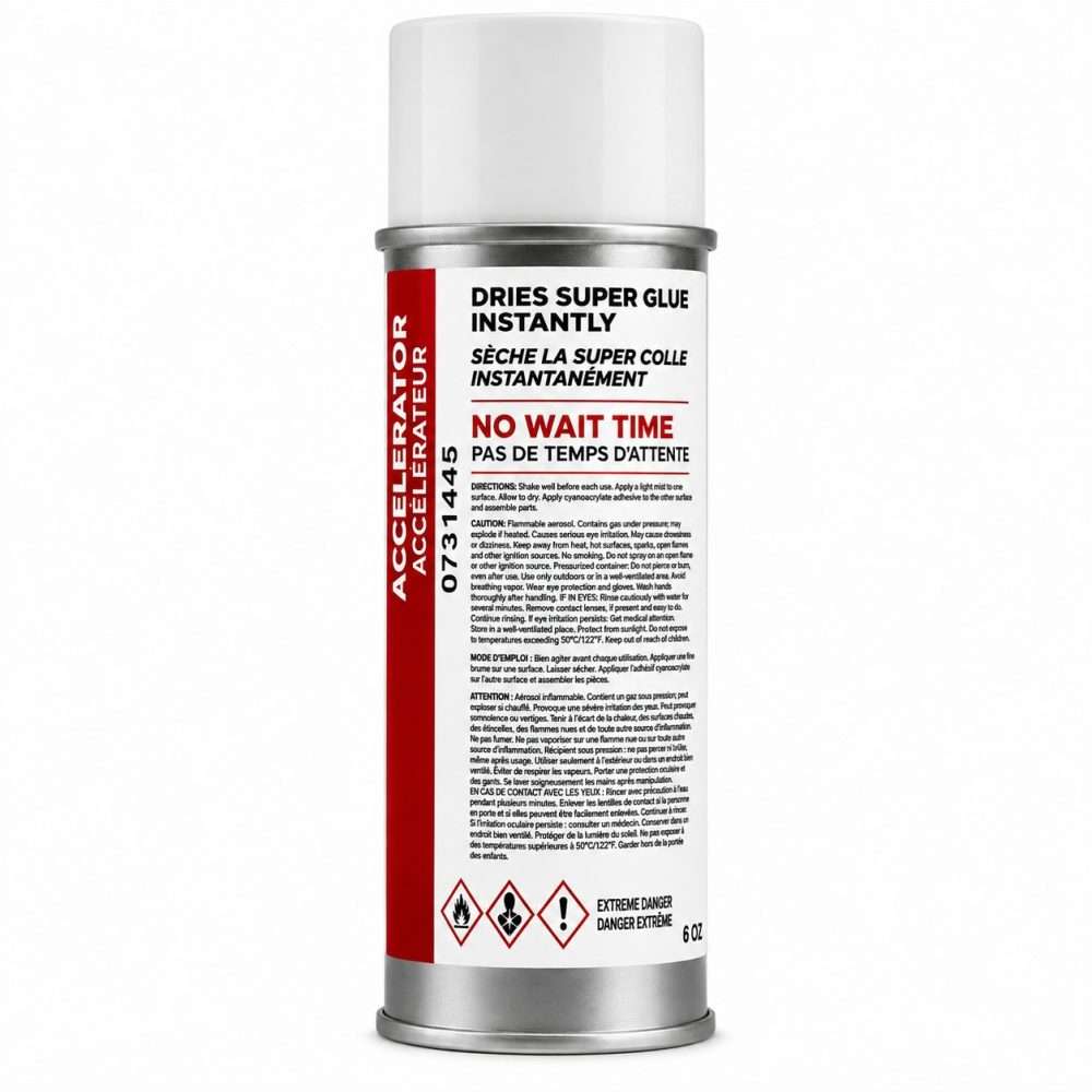 SUPER GLUE AEROSOL ACCELERATOR  INSTANT CURE CA /ACTIVATOR