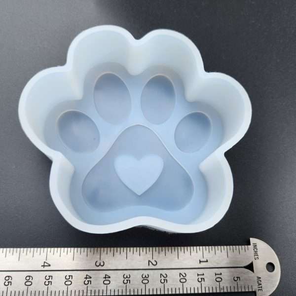 1-Inch-Deep Large Paw Heart Print