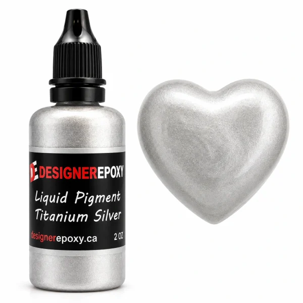 Liquid Pigment 2oz - Titanium Silver