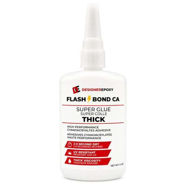 Flash Bond CA Glue THICK Formula  4 0Z