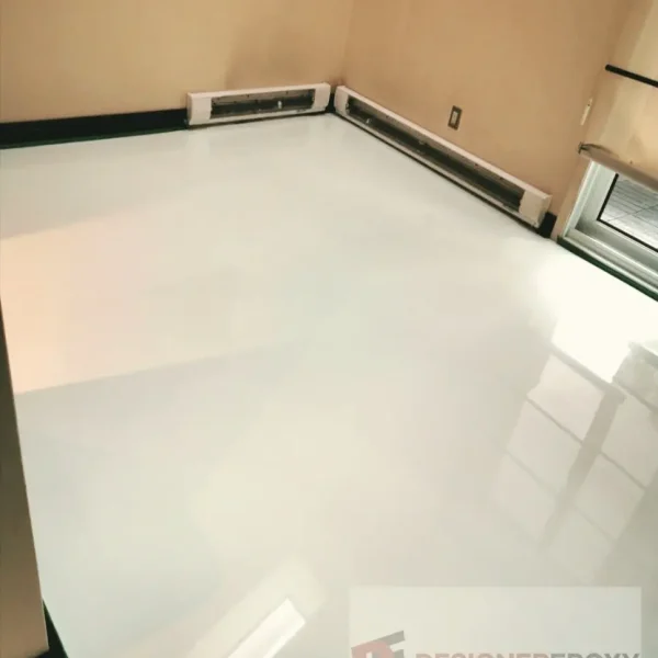 Metallic Pure White Ice Epoxy Flooring Kit