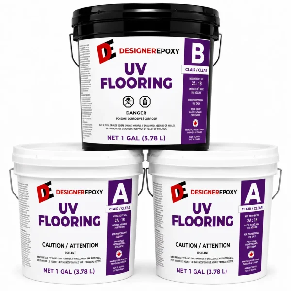 Designer Epoxy UV Flooring (3gal / 11.4L)